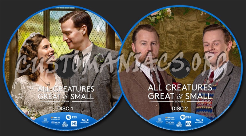 All Creatures Great and Small - Season 3 blu-ray label