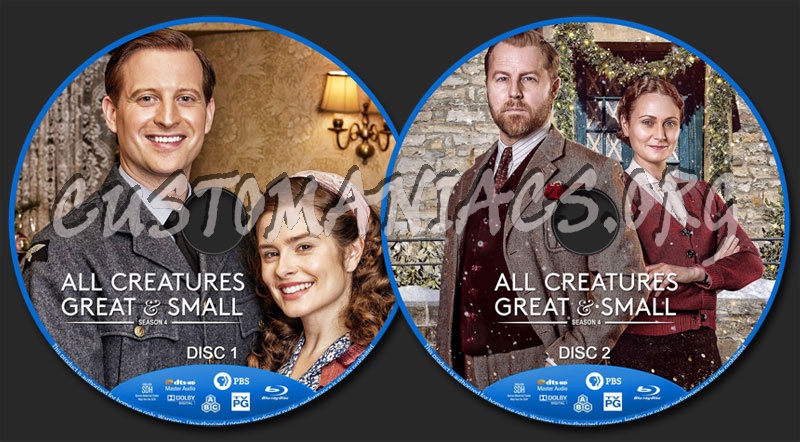 All Creatures Great and Small - Season 4 blu-ray label