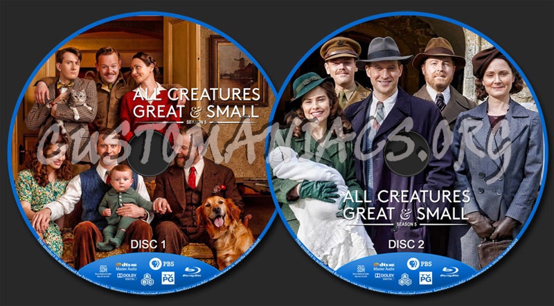 All Creatures Great and Small - Season 5 blu-ray label