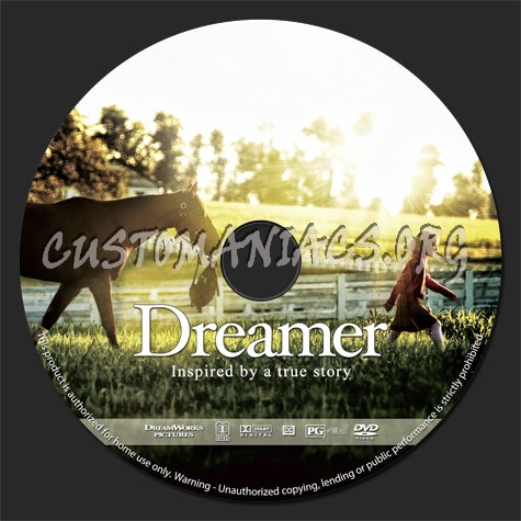 Dreamer (2005) dvd label