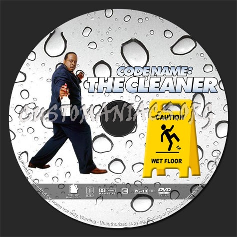 Code Name: The Cleaner (2007) dvd label