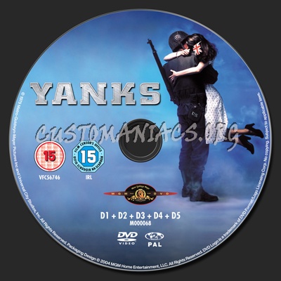 Yanks dvd label