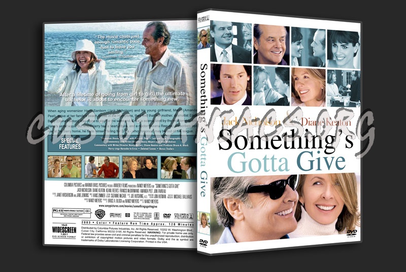 Somethings Gotta Give (2003) dvd cover