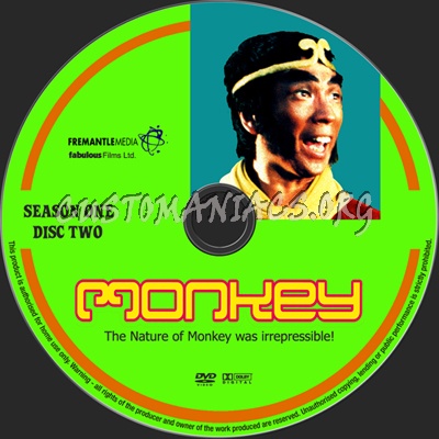 Monkey Season 1 dvd label