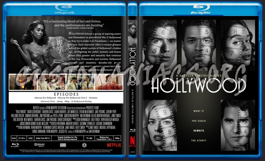 Hollywood (2020) blu-ray cover