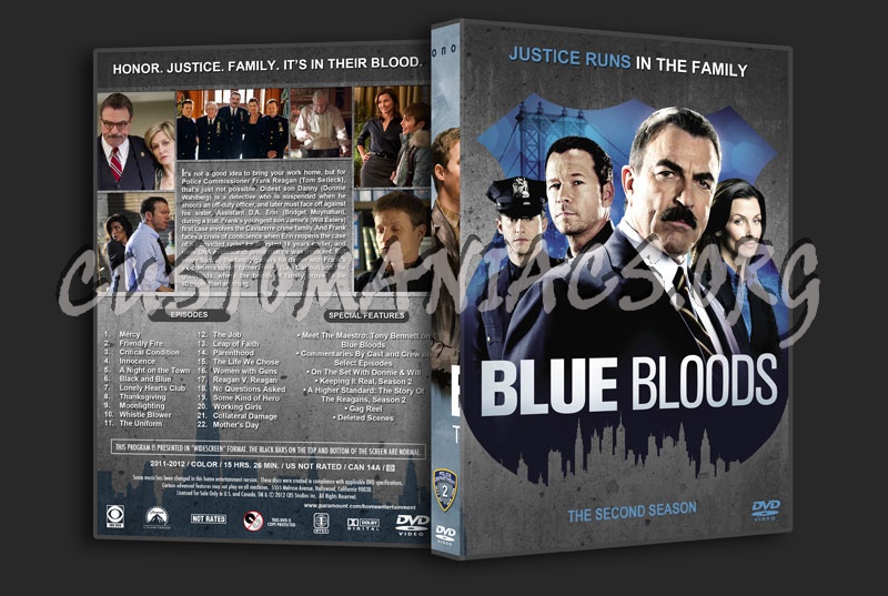 Blue Bloods - The Complete Series (spanning spine) dvd cover