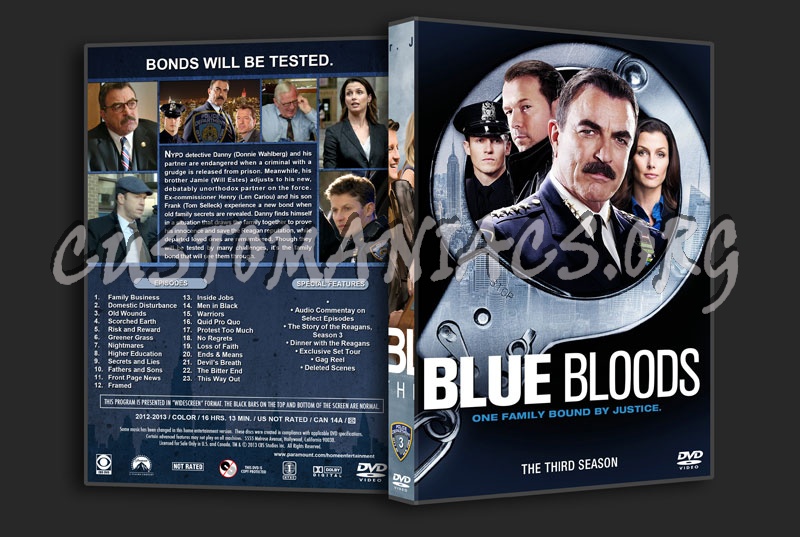 Blue Bloods - The Complete Series (spanning spine) dvd cover