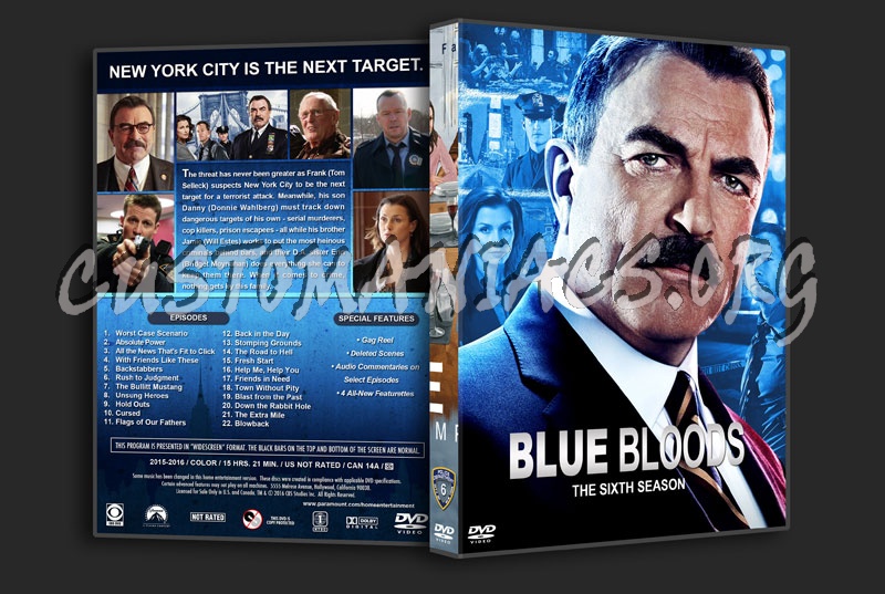 Blue Bloods - The Complete Series (spanning spine) dvd cover