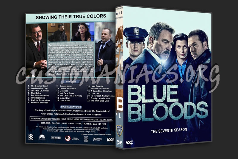 Blue Bloods - The Complete Series (spanning spine) dvd cover