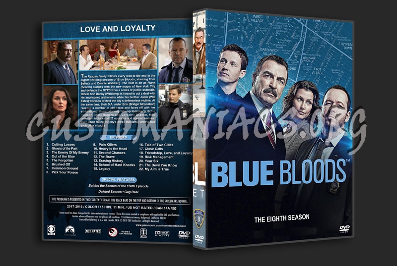 Blue Bloods - The Complete Series (spanning spine) dvd cover