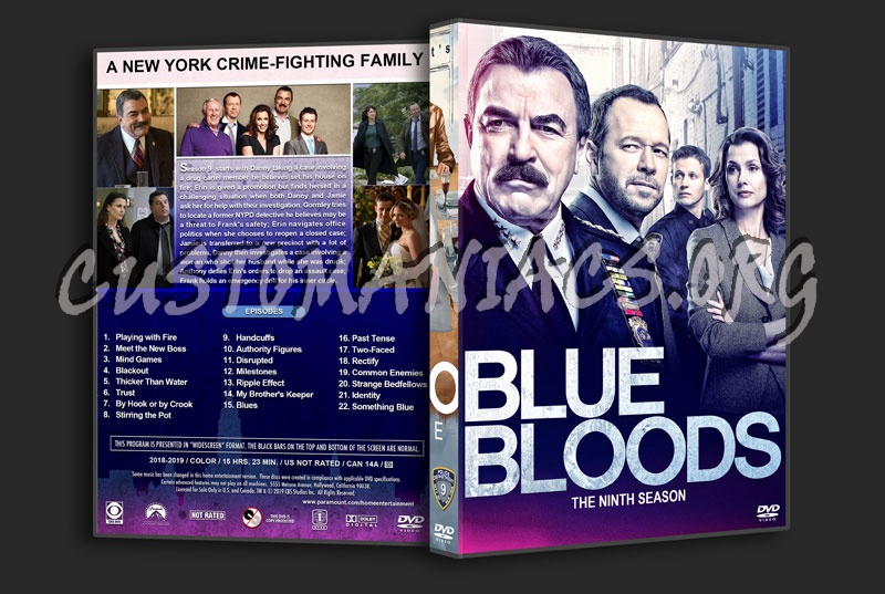 Blue Bloods - The Complete Series (spanning spine) dvd cover