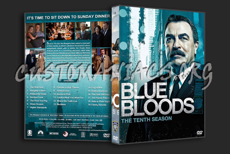 Blue Bloods - The Complete Series (spanning spine) dvd cover