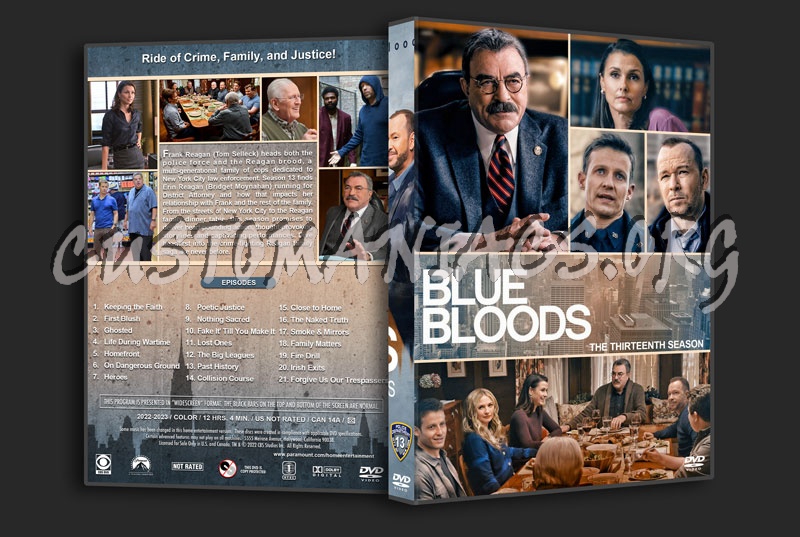 Blue Bloods - The Complete Series (spanning spine) dvd cover