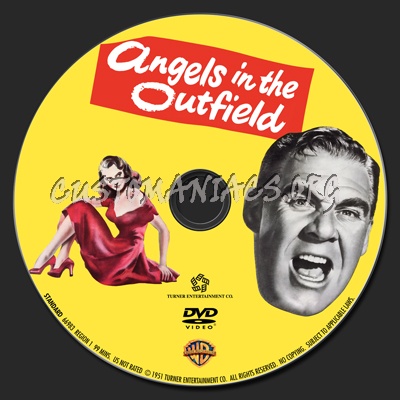 Angels in the Outfield dvd label