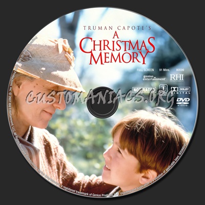 A Christmas Memory dvd label