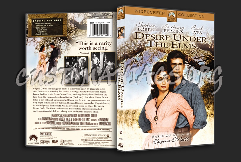 Desire Under the Elms dvd cover