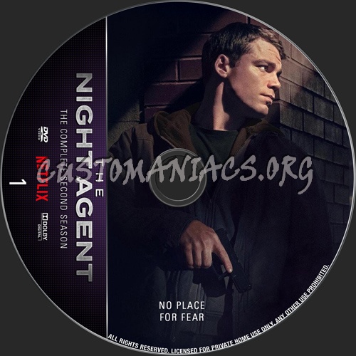 The Night Agent Season 2 dvd label