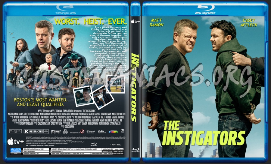 The Instigators blu-ray cover