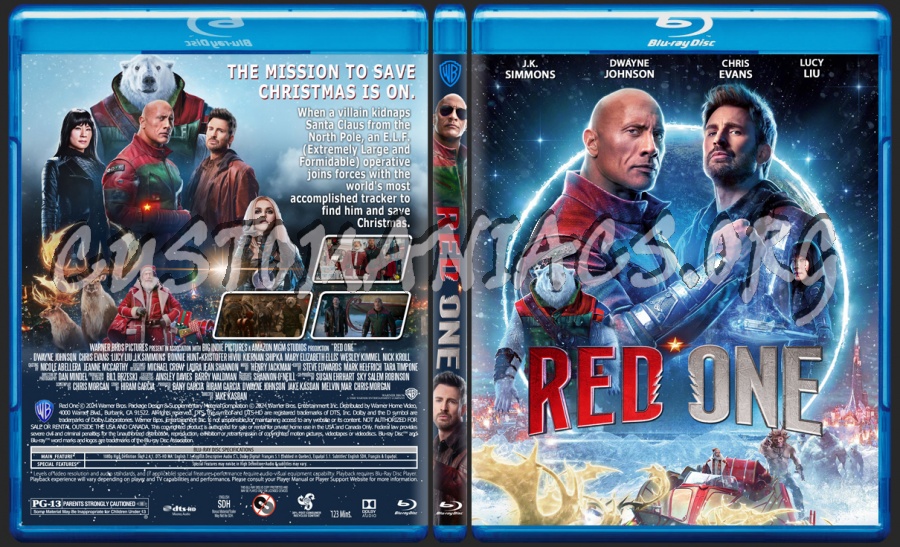 Red One blu-ray cover