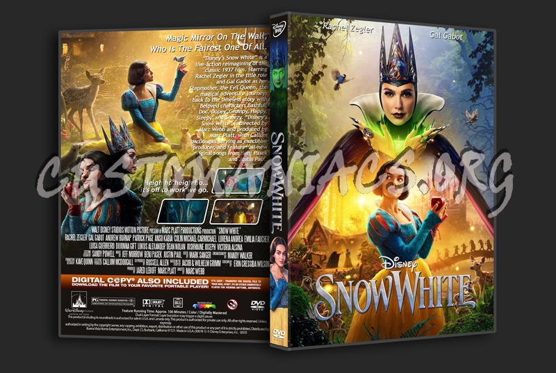 Snow White 2025 dvd cover