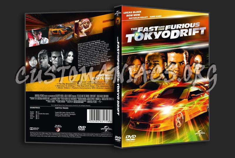 The Fast & The Furious Tokyo Drift dvd cover