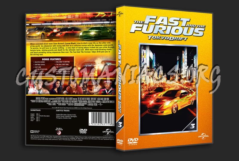 The Fast & The Furious Tokyo Drift dvd cover