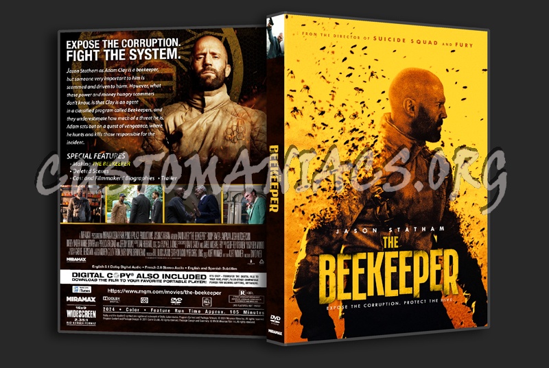 The Beekeeper dvd cover