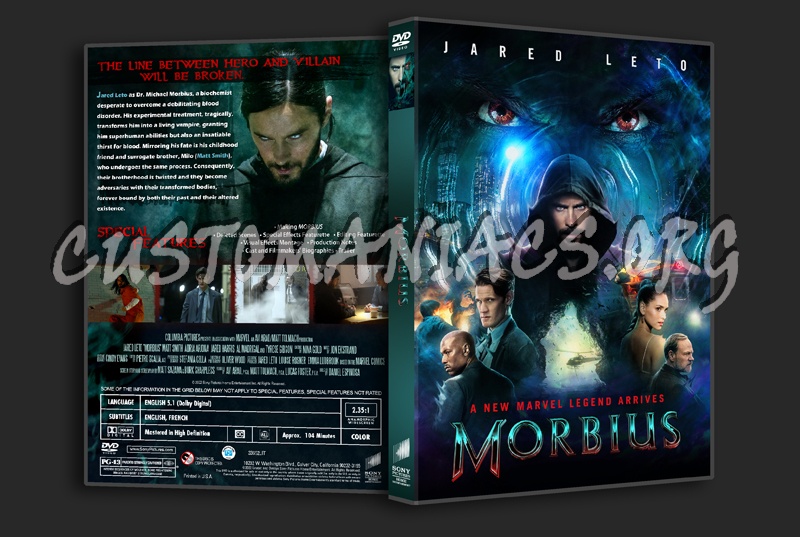 Morbius dvd cover