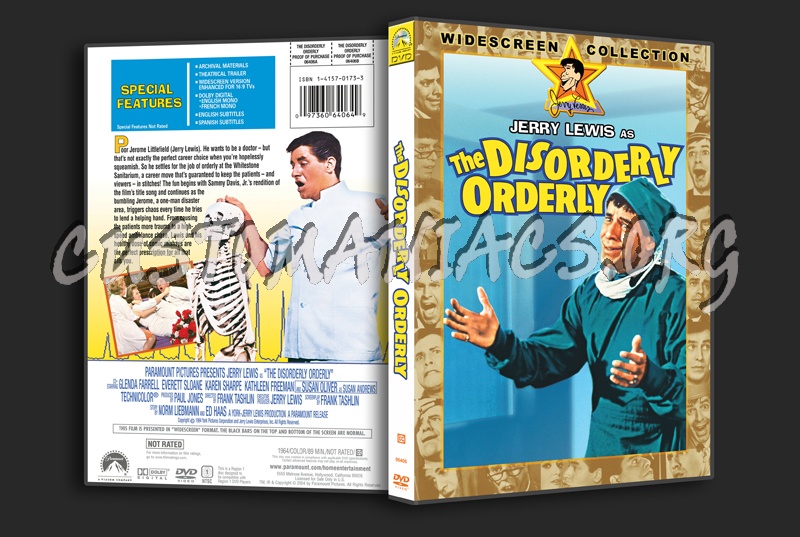 The Disorderly Orderly dvd cover