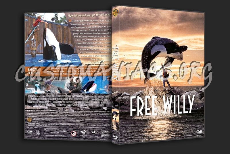 Free Willy (1993) dvd cover