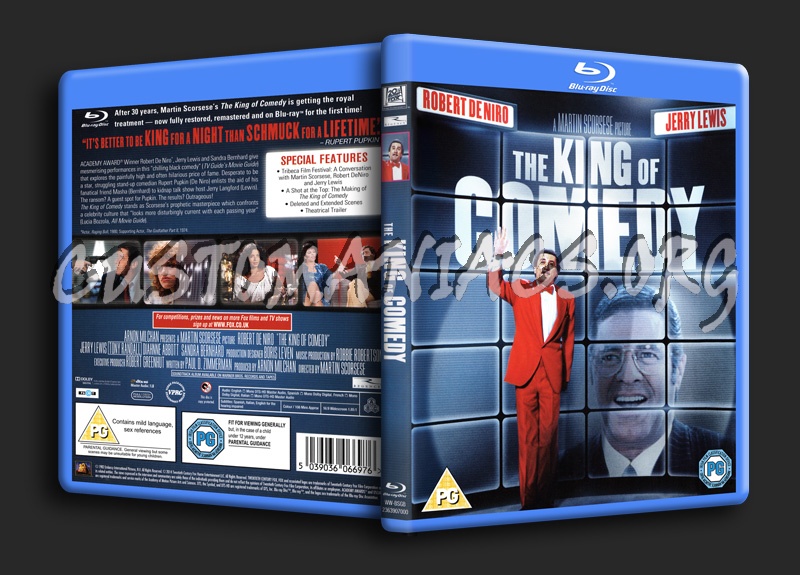 The King of Comedy blu-ray cover