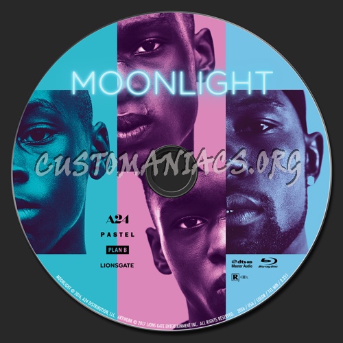 Moonlight blu-ray label