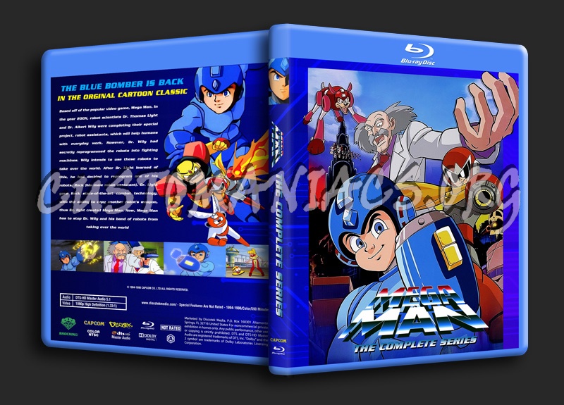 Mega Man - The Complete Series (1994) blu-ray cover