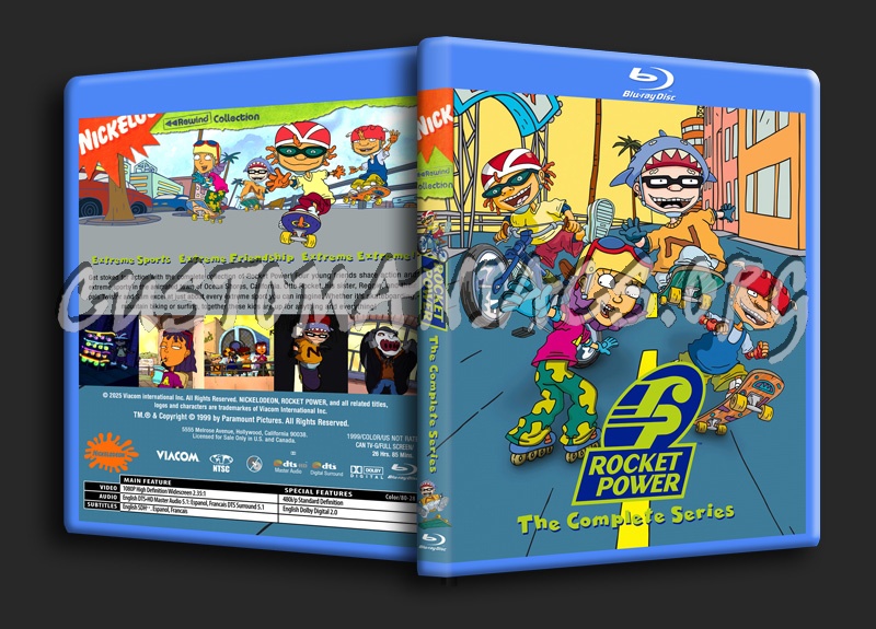 Rocket Power - The Complete Series blu-ray cover