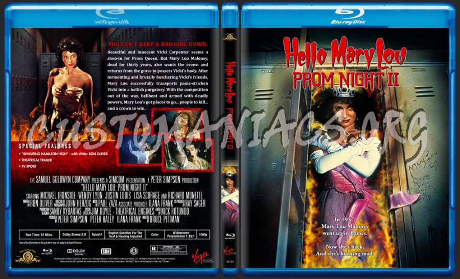 Hello Mary Lou - Prom Night II blu-ray cover