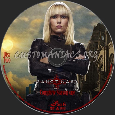 Sanctuary Season 1 dvd label