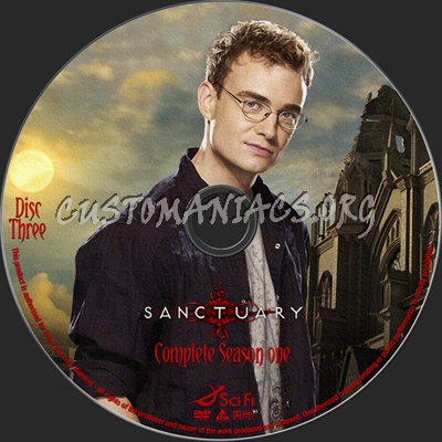 Sanctuary Season 1 dvd label