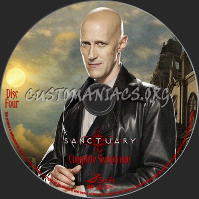 Sanctuary Season 1 dvd label