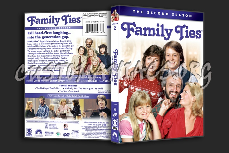 Family Ties Season 2 dvd cover