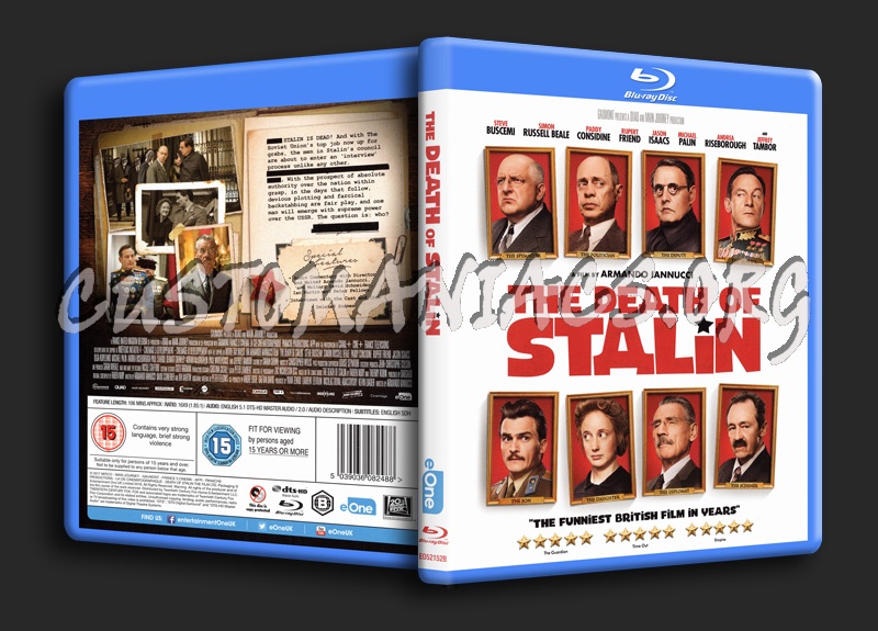 The Death of Stalin blu-ray cover