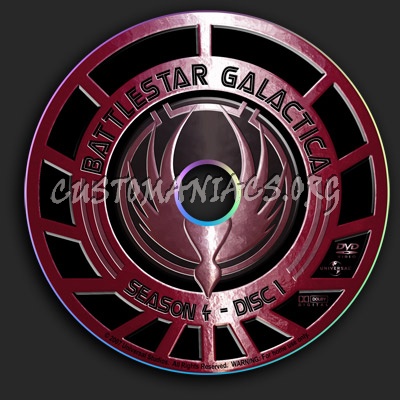 Battlestar Galactica - Season 4 dvd label