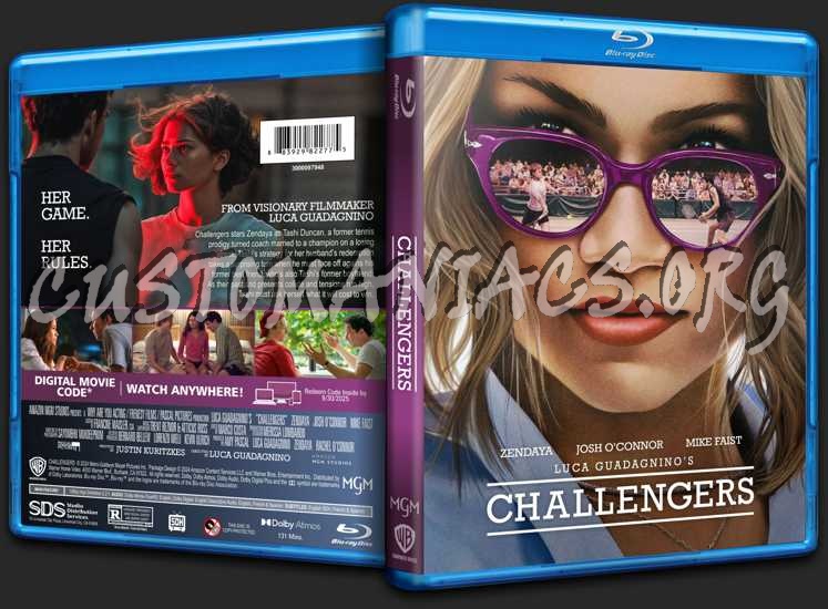 Challengers (2024) blu-ray cover