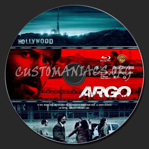 Argo (2012) blu-ray label