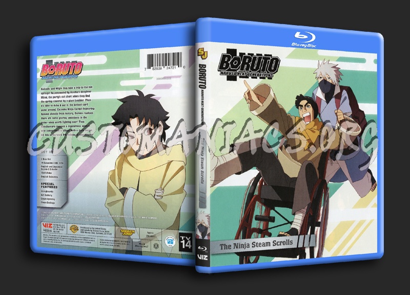 Boruto Naruto Next Generations Ninja Steam Scrolls blu-ray cover