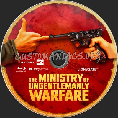 The Ministry of Ungentlemanly Warfare (2024) blu-ray label