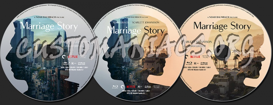 Marriage Story (2019) blu-ray label