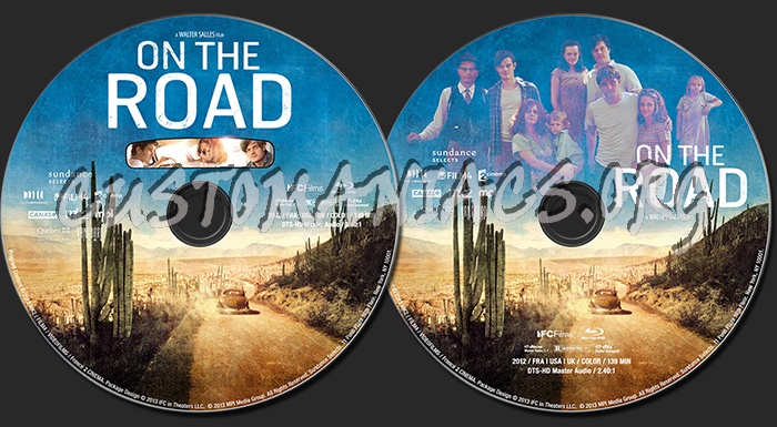 On the Road (2012) blu-ray label