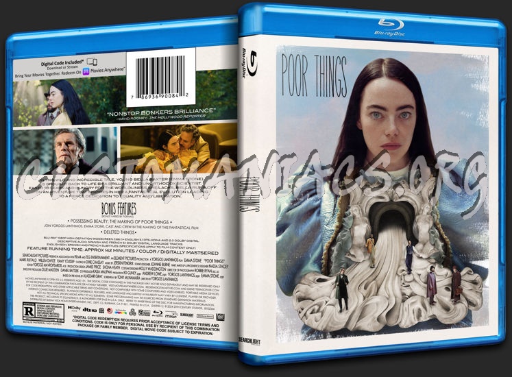 Poor Things (2023) blu-ray cover