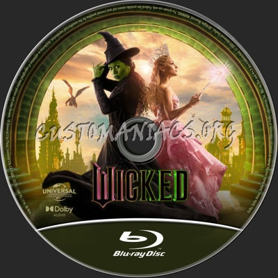 Wicked (2024) blu-ray label