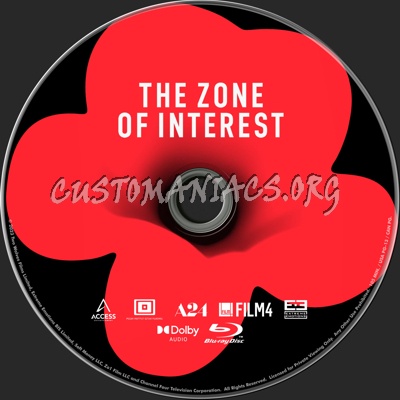 The Zone of Interest (2023) blu-ray label